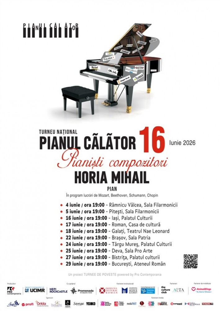 RECITAL DE PIAN „Pianul călător” - Afiș