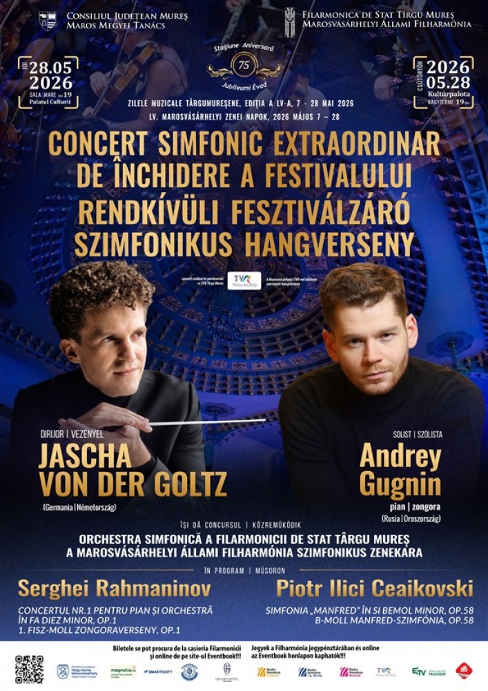 CONCERT SIMFONIC EXTRAORDINAR DE ÎNCHIDERE A FESTIVALULUI - Afiș